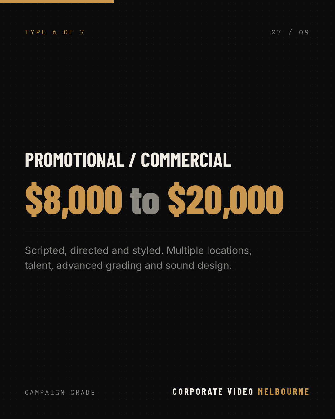 What corporate video actually costs in Melbourne slide 7