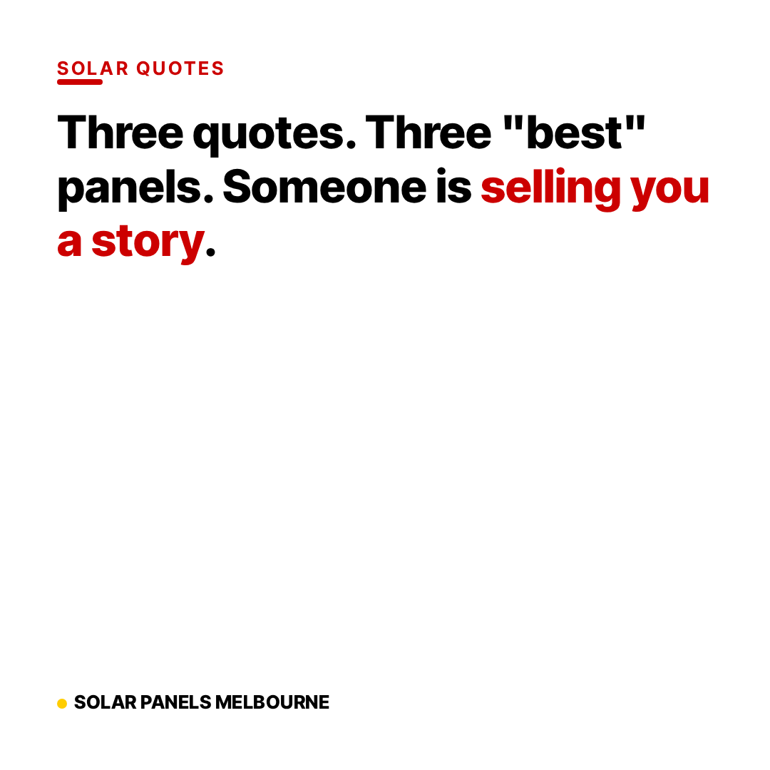Three quotes. Three "best" panels. Someone is selling you a story.