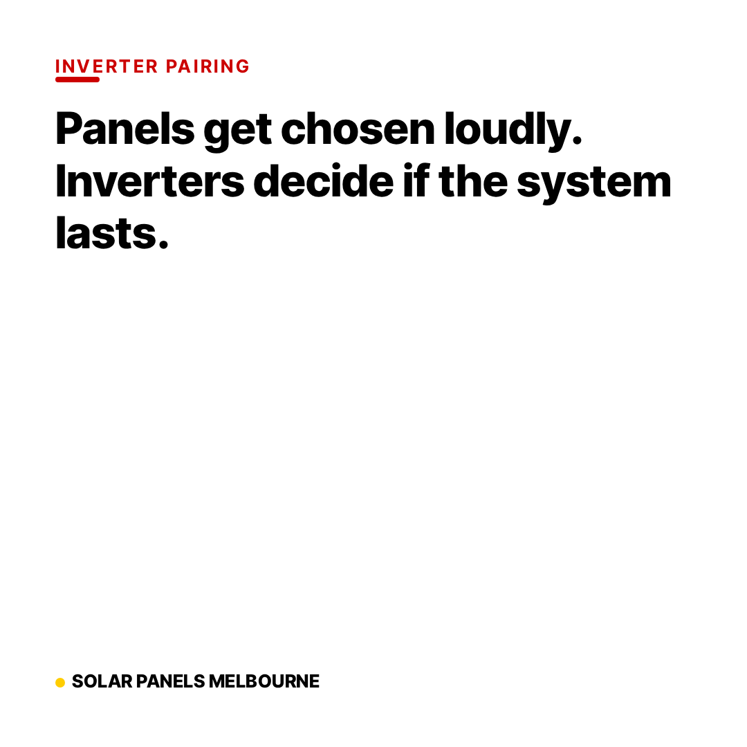 Panels get chosen loudly. Inverters decide if the system lasts.